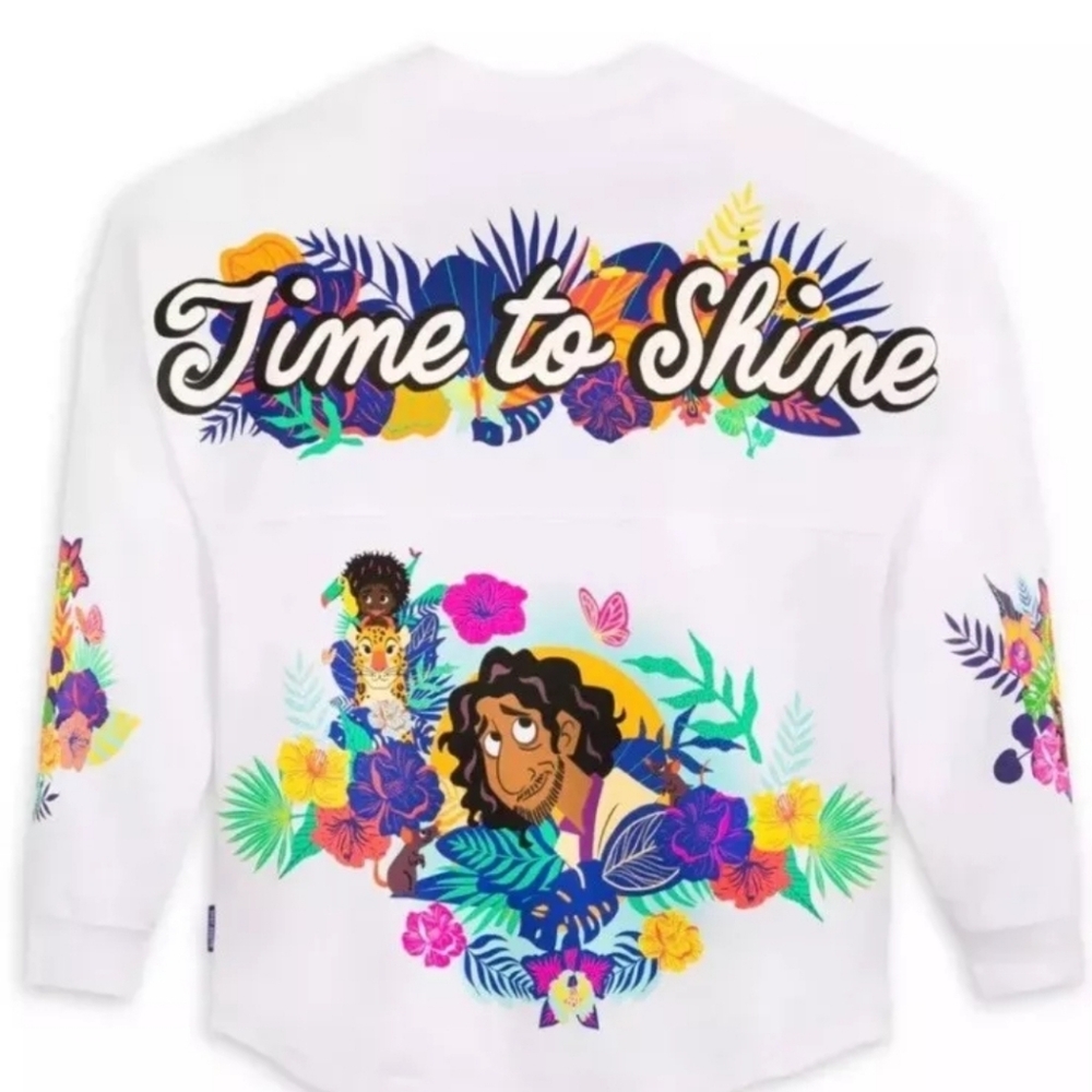 Disney Parks Time To Shine Encanto Bruno Mirabel Spirit Jersey Large